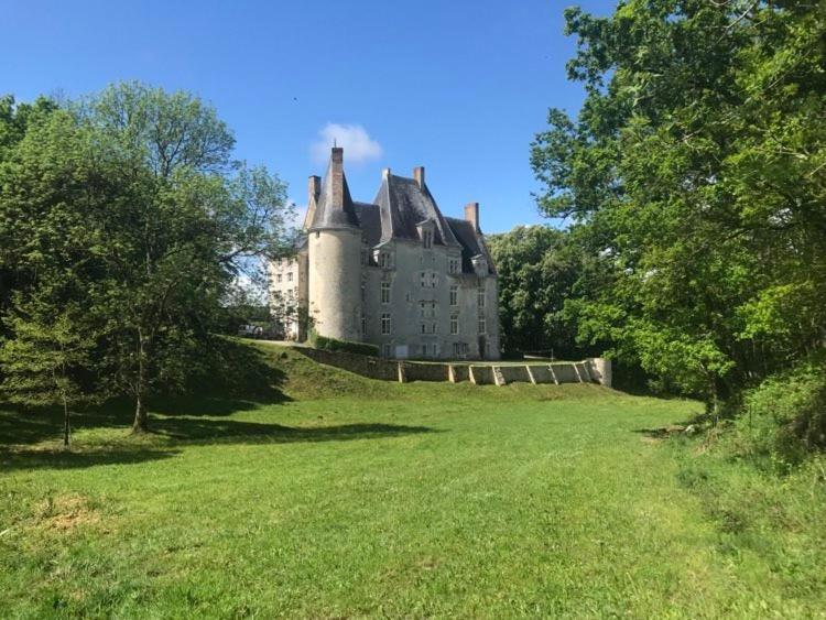 Chateau De La Lucaziere Mont-Saint-Jean  Buitenkant foto